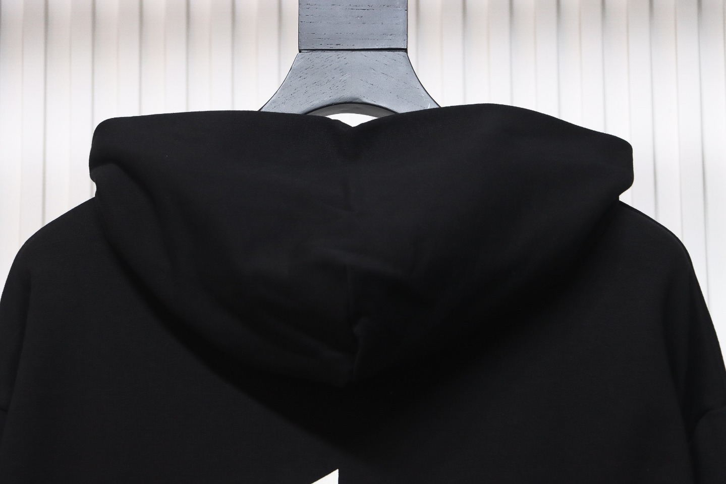 Balenciaga Double Print Logo Hoodie Black