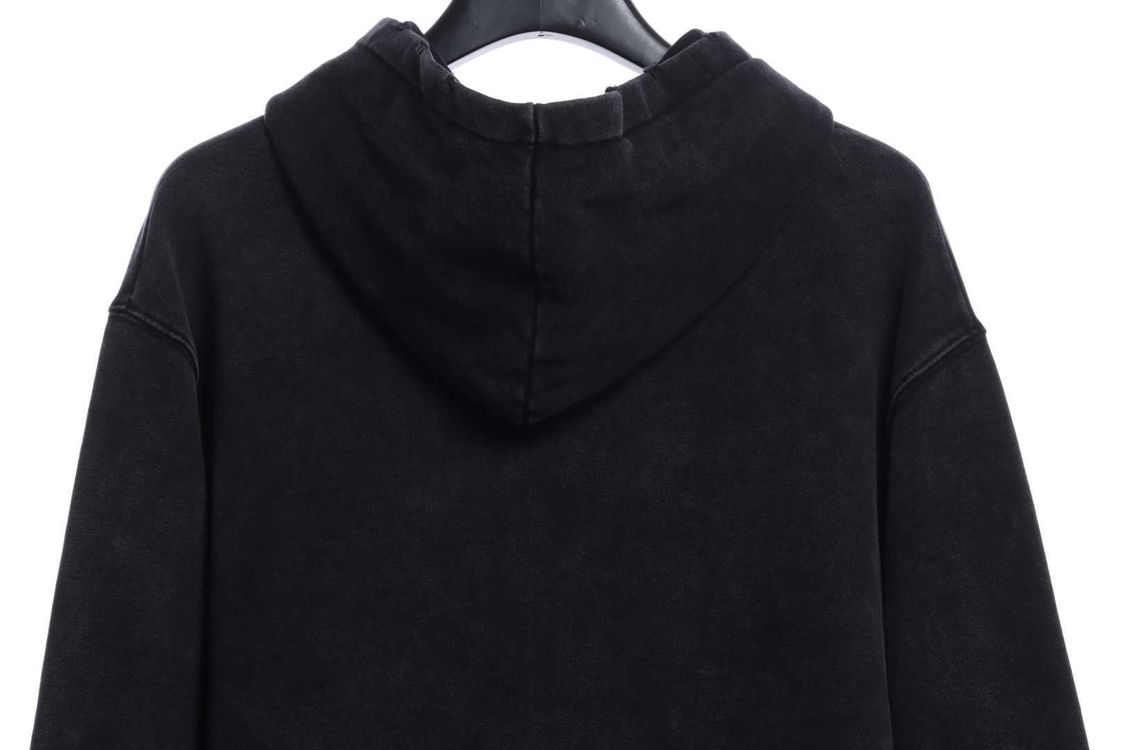Balenciaga 90/10 Wide Fit Hoodie Washed Black