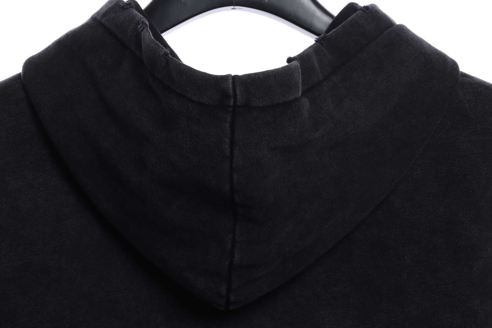 Balenciaga 90/10 Wide Fit Hoodie Washed Black