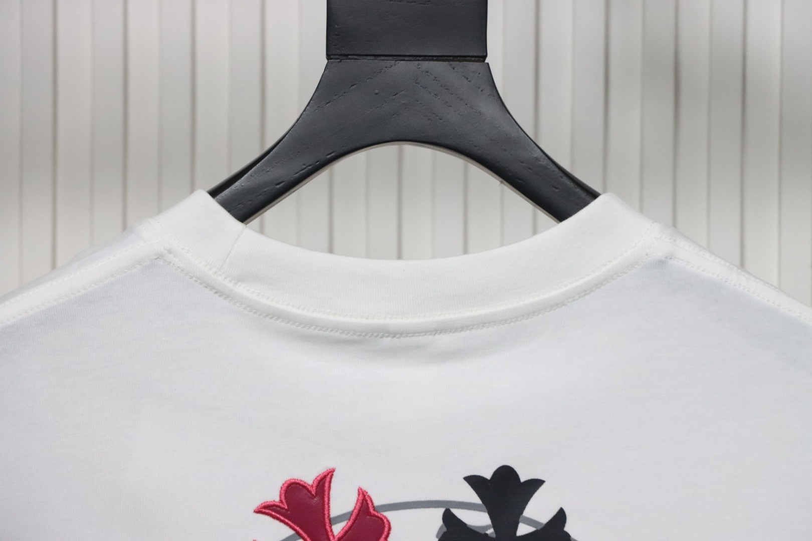 Coco Shoes Chrome Hearts Rainbow Cross T-Shirt White