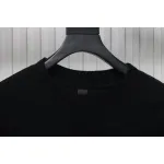 Chrome Hearts Silver Horseshoe Print Black T-shirt