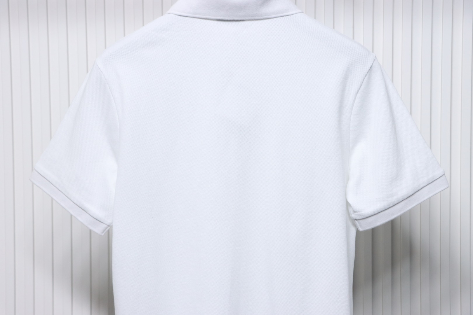 Coco Shoes Dior Letter Signature Embroidered Cotton Pique White Polo Shirt