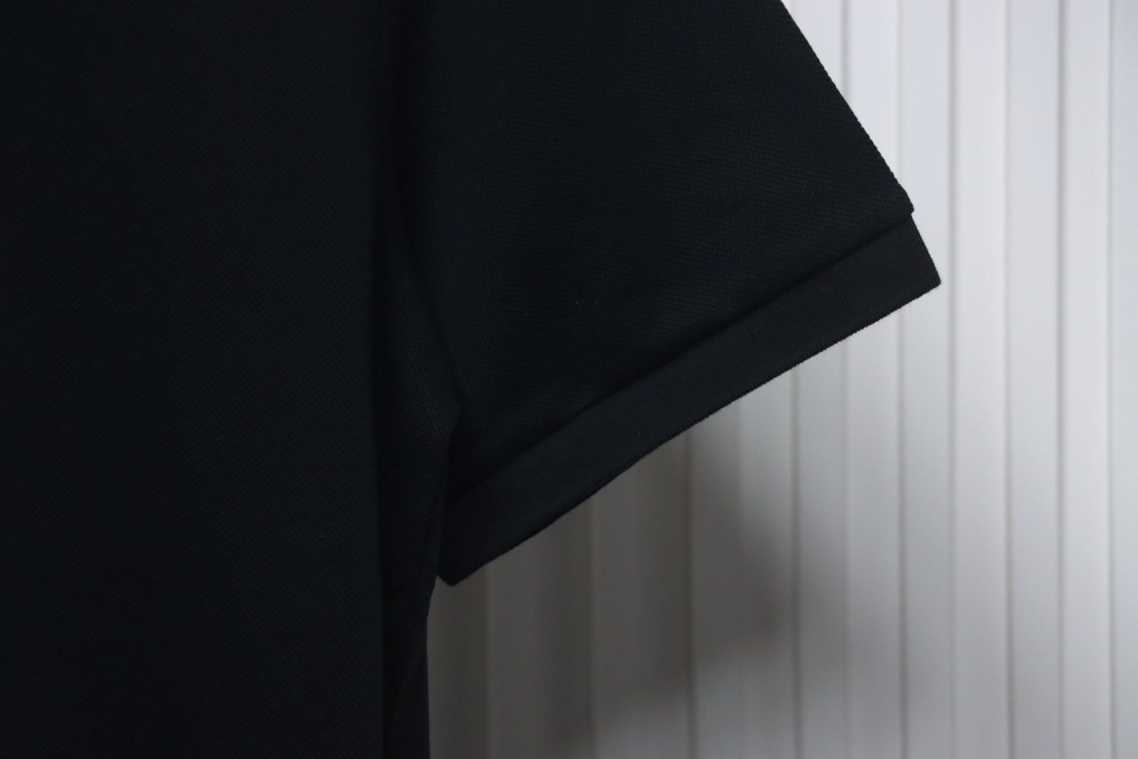 Coco Shoes Dior Letter Signature Embroidered Cotton Pique Black Polo Shirt