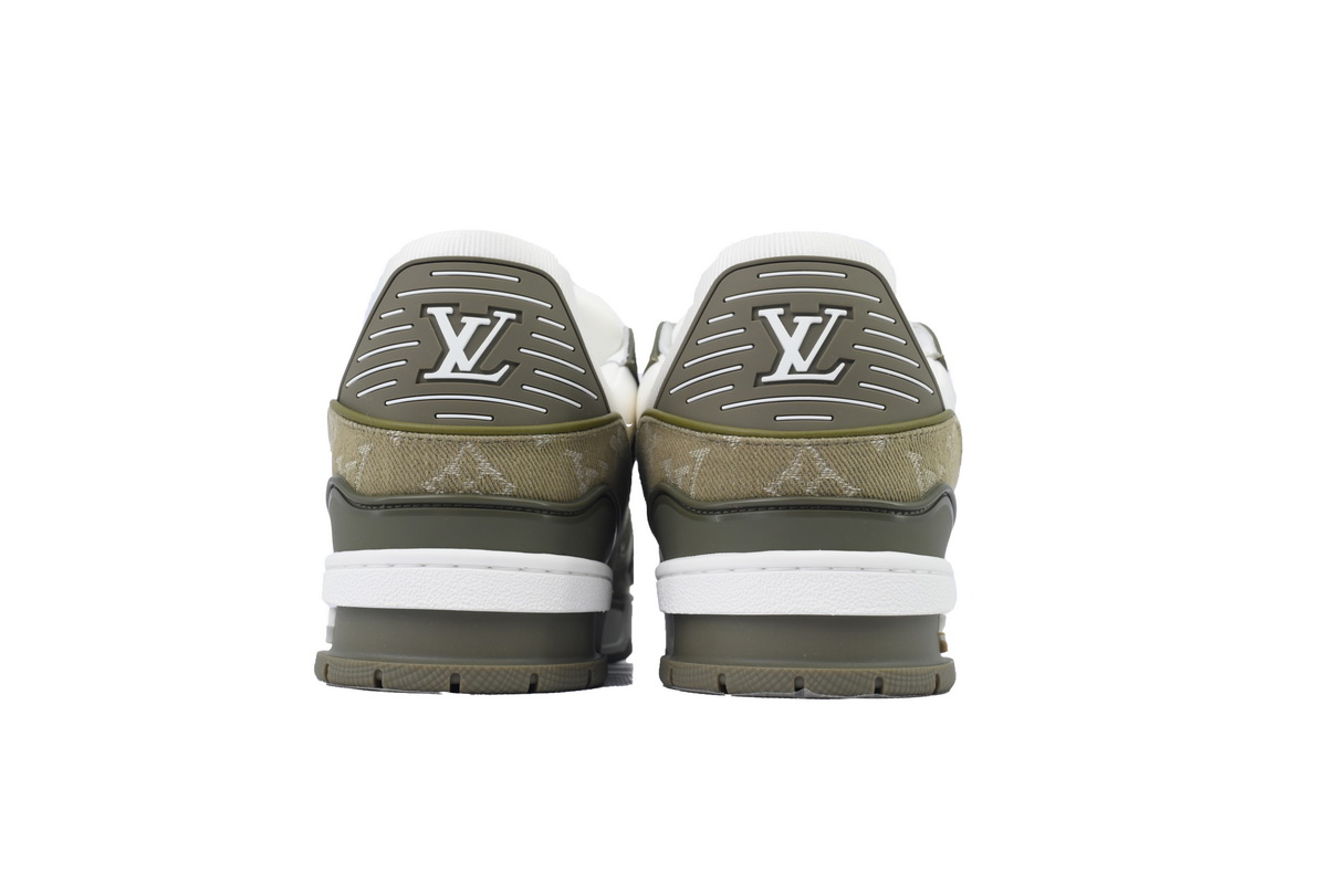 Coco Shoes Louis Vuitton Trainer Sneaker Military Green Cowboy