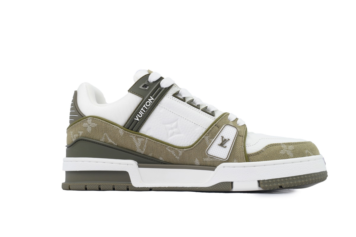 Coco Shoes Louis Vuitton Trainer Sneaker Military Green Cowboy