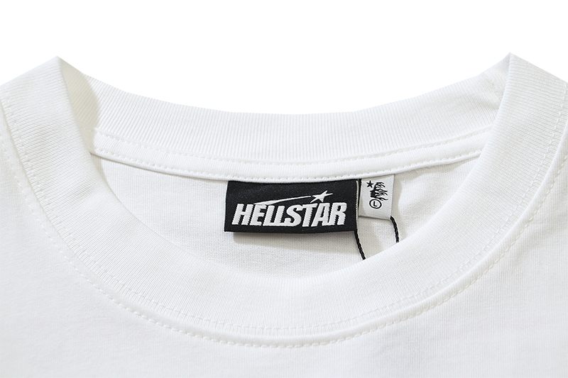 Hellstar Halloween Grill T-Shirt #591 White/Apricot