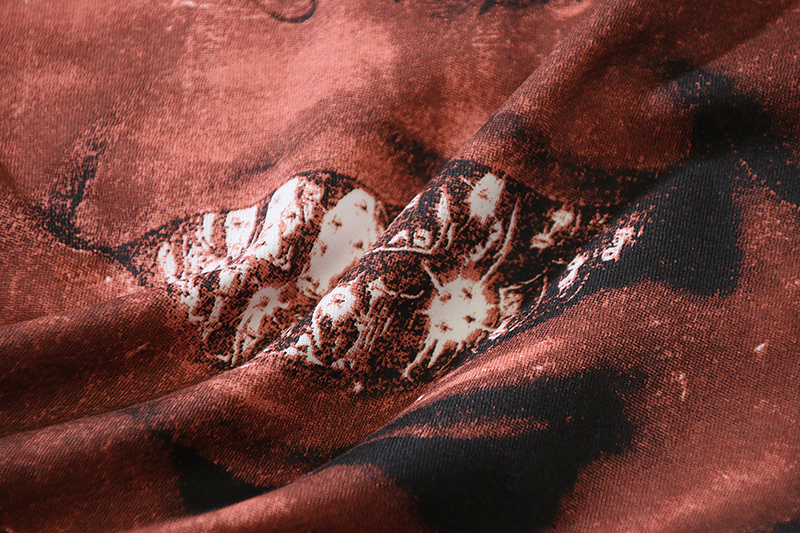 Hellstar Halloween Grill T-Shirt #591 White/Apricot