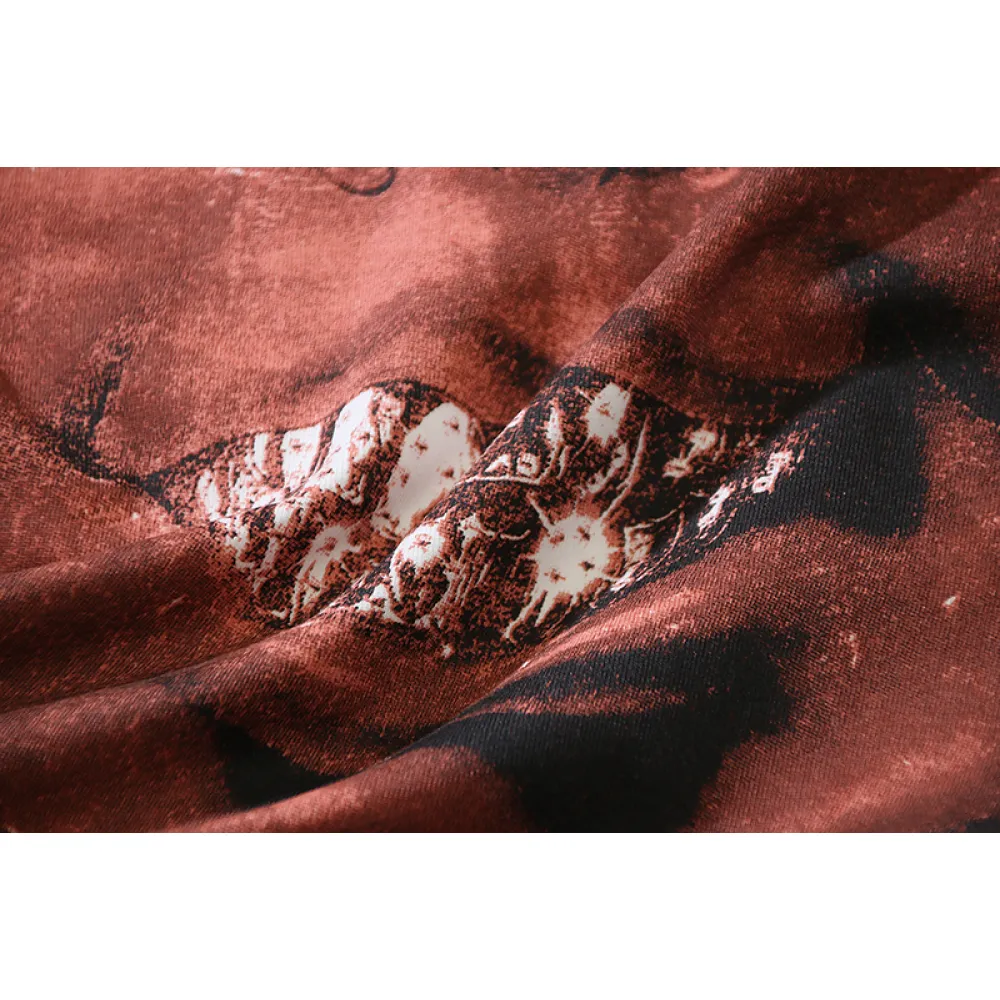 Hellstar Halloween Grill T-Shirt #591 White/Apricot