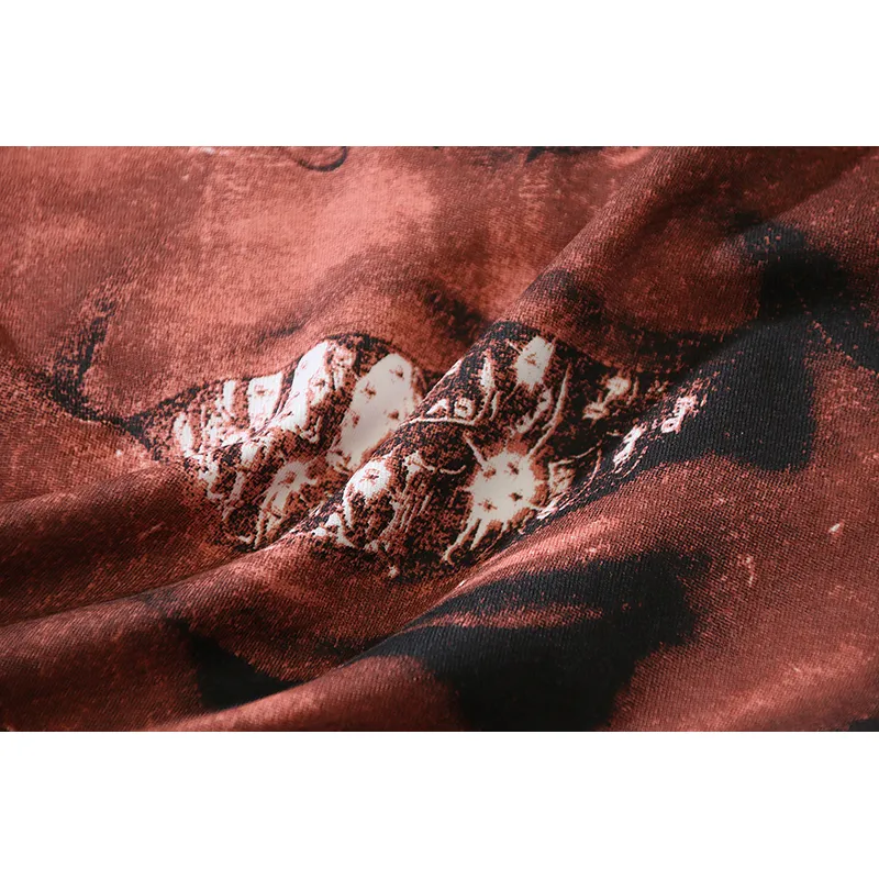 Hellstar Halloween Grill T-Shirt #591 White/Apricot