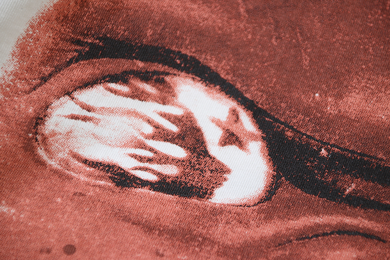 Hellstar Halloween Grill T-Shirt #591 White/Apricot