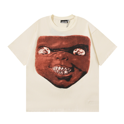 Hellstar Halloween Grill T-Shirt #591 White/Apricot 02