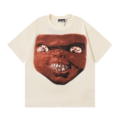 Coco Shoes Hellstar Halloween Grill T-Shirt #591 White/Apricot 02