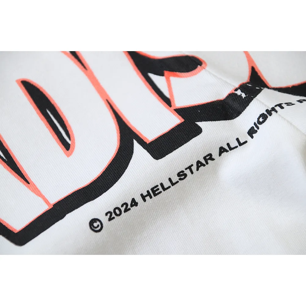 Hellstar Halloween Grill T-Shirt #591 White/Apricot