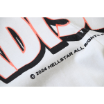 Hellstar Halloween Grill T-Shirt #591 White/Apricot