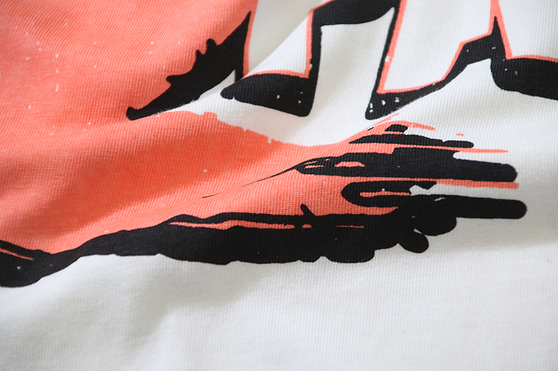 Hellstar Halloween Grill T-Shirt #591 White/Apricot