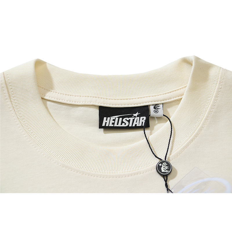 Hellstar Inner Peace T-Shirt #585 White/Apricot