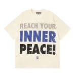 Hellstar Inner Peace T-Shirt #585 White/Apricot
