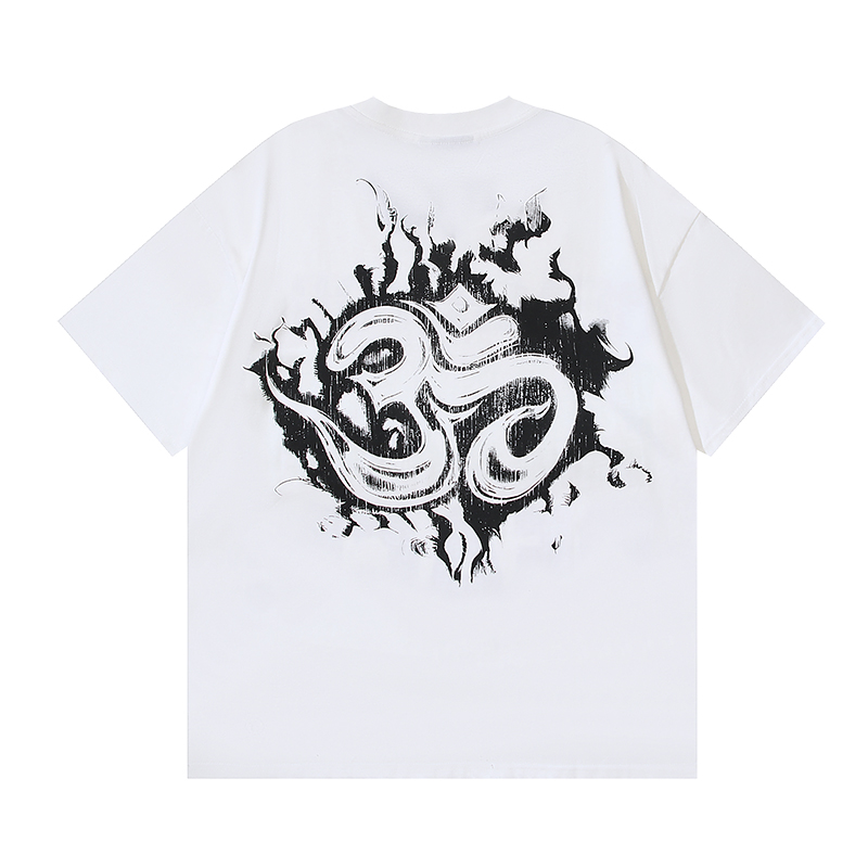 Hellstar Inner Peace T-Shirt #585 White/Apricot