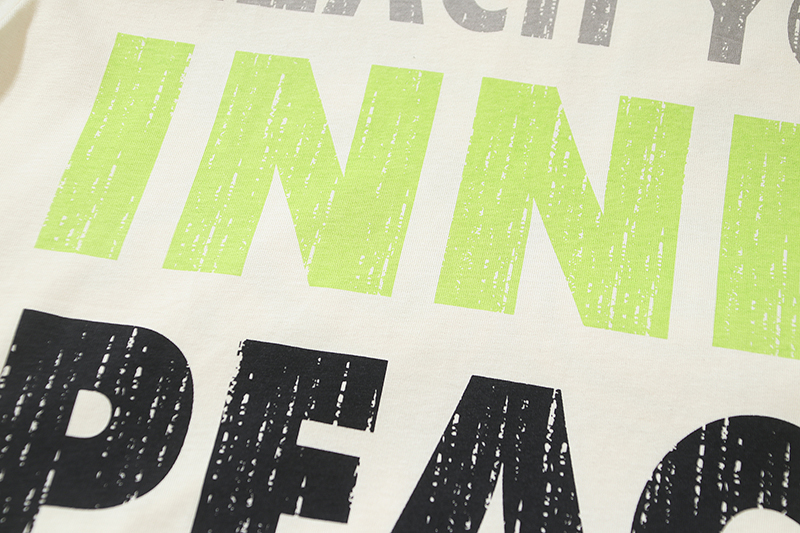 Hellstar Peace T-Shirt #586 White/Apricot