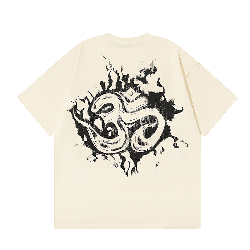 Hellstar Peace T-Shirt #586 White/Apricot