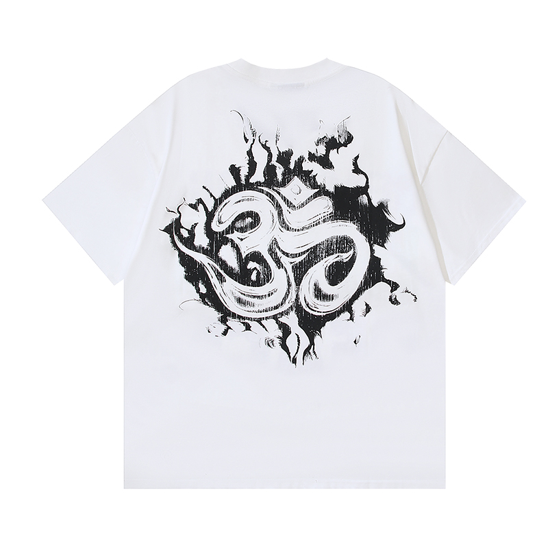 Hellstar Peace T-Shirt #586 White/Apricot
