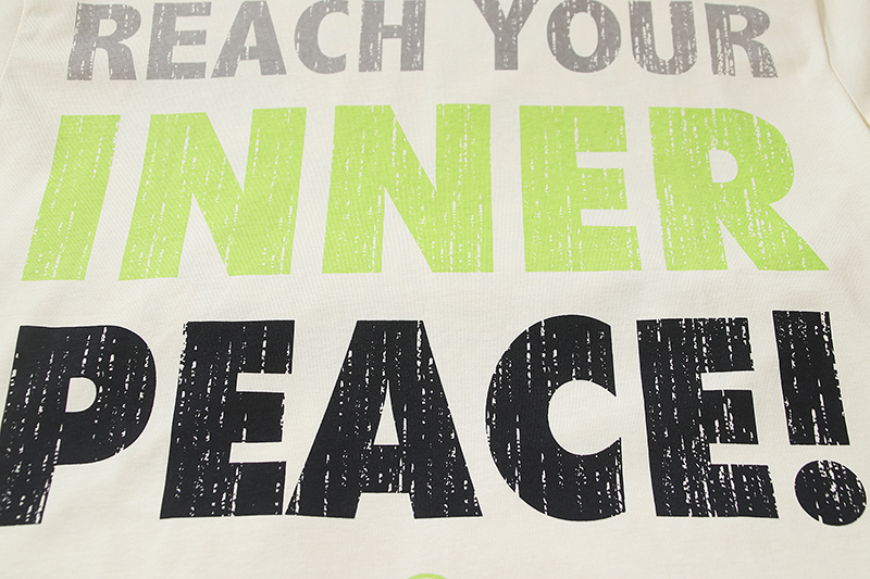 Hellstar Peace T-Shirt #586 White/Apricot