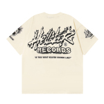 Hellstar Records T-Shirt #587 White/Apricot
