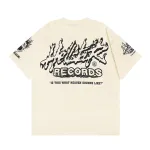 Hellstar Records T-Shirt #587 White/Apricot