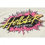 Hellstar Records T-Shirt #587 White/Apricot