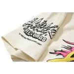 Hellstar Records T-Shirt #587 White/Apricot