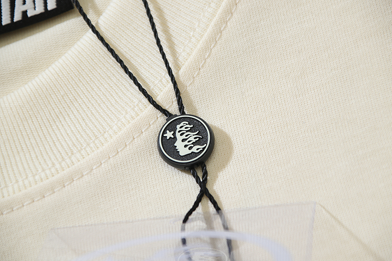 Hellstar Records T-Shirt #587 White/Apricot