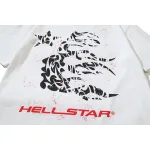 Hellstar Thorn Glitter T-Shirt #588 White Green/White Red