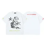 Hellstar Thorn Glitter T-Shirt #588 White Green/White Red