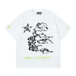 Hellstar Thorn Glitter T-Shirt #588 White Green/White Red