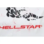 Hellstar Thorn Glitter T-Shirt #588 White Green/White Red