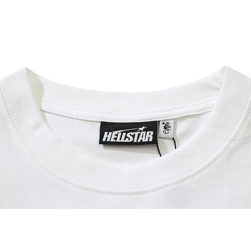 Hellstar Thorn Glitter T-Shirt #588 White Green/White Red