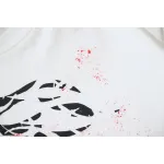 Hellstar Thorn Glitter T-Shirt #588 White Green/White Red