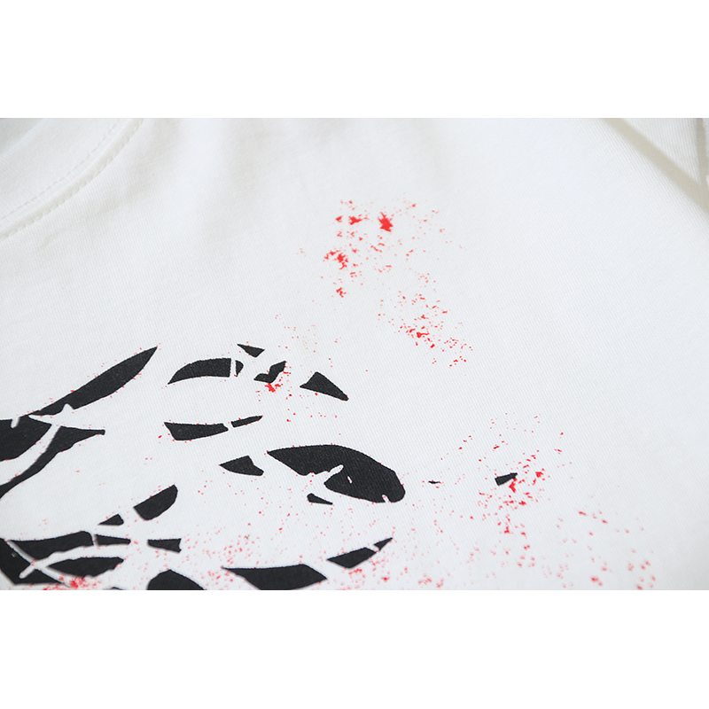 Hellstar Thorn Glitter T-Shirt #588 White Green/White Red