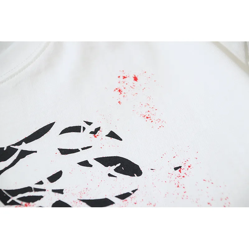 Hellstar Thorn Glitter T-Shirt #588 White Green/White Red