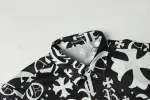 Chrome Hearts Cross Silk Shirt & Shorts Black Set Flaming Lips