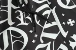 Chrome Hearts Cross Silk Shirt & Shorts Black Set Flaming Lips