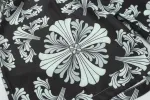 Chrome Hearts Cross Silk Shirt & Shorts Set Black