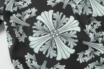 Chrome Hearts Cross Silk Shirt & Shorts Set Black