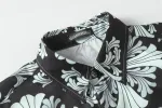 Chrome Hearts Cross Silk Shirt & Shorts Set Black