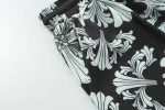 Chrome Hearts Cross Silk Shirt & Shorts Set Black
