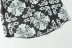 Chrome Hearts Cross Silk Shirt & Shorts Set Black