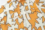 Chrome Hearts Cross Silk Shirt & Shorts Set Orange White
