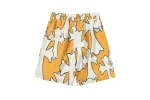 Chrome Hearts Cross Silk Shirt & Shorts Set Orange White