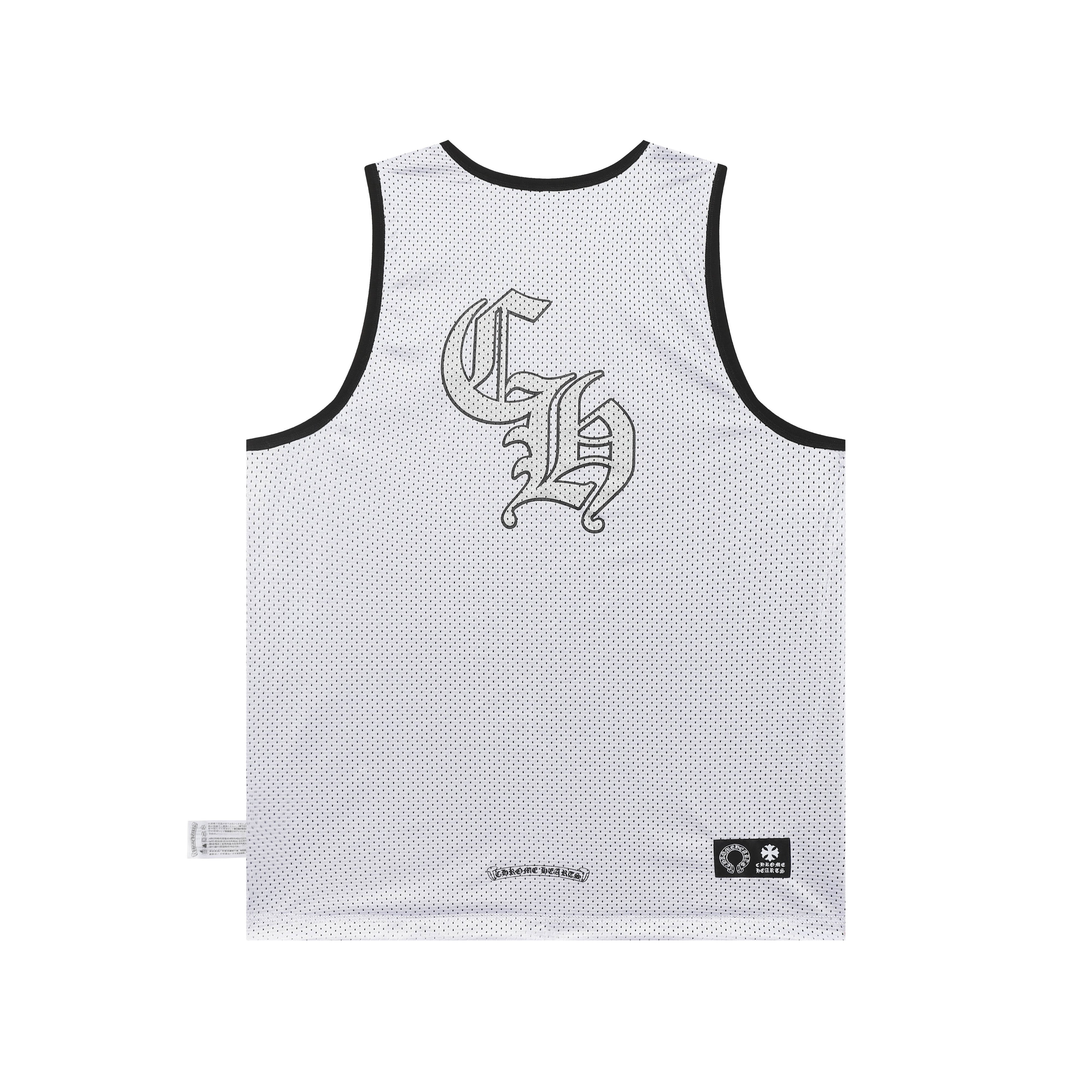 Chrome Hearts Mesh Reversible Basketball Jersey #2272 Blue/Black