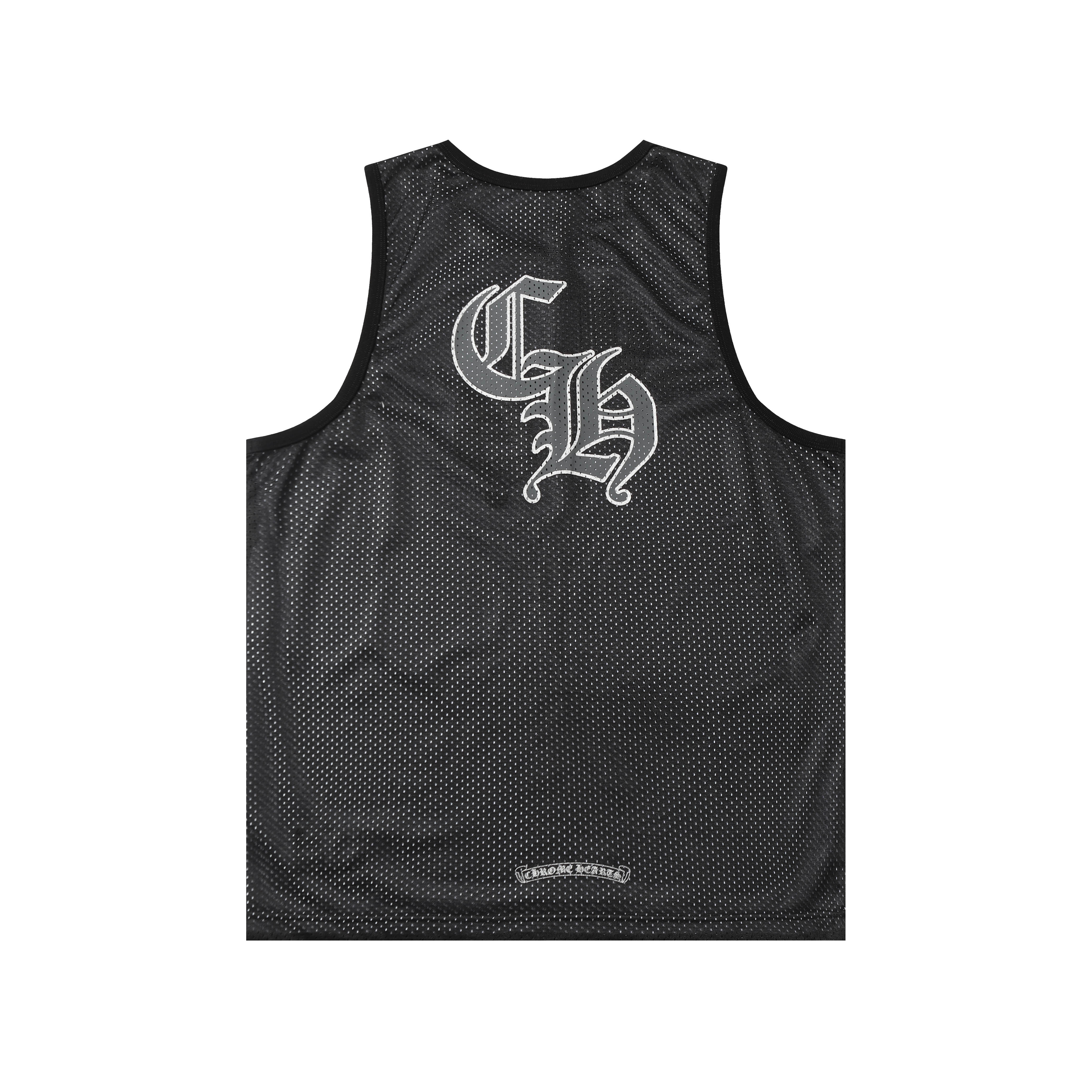 Chrome Hearts Mesh Reversible Basketball Jersey #2272 Blue/Black